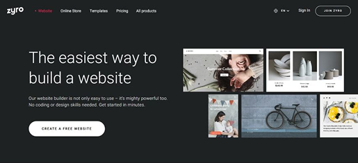 Zyro marketing banner